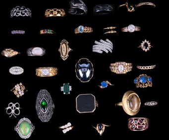 34 Cocktail Rings