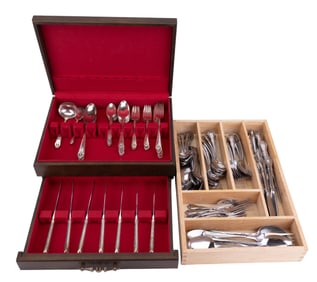 Silverplate & Stainless Flatware Sets