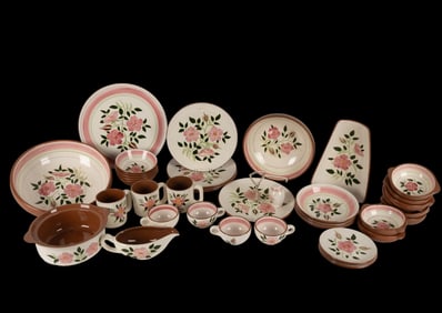 Stangl Wild Rose Pottery (Partial Set)