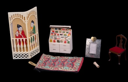 Dollhouse Furniture, Balcony Scene