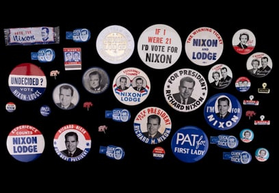 Nixon Campaign Memorabilia Grouping