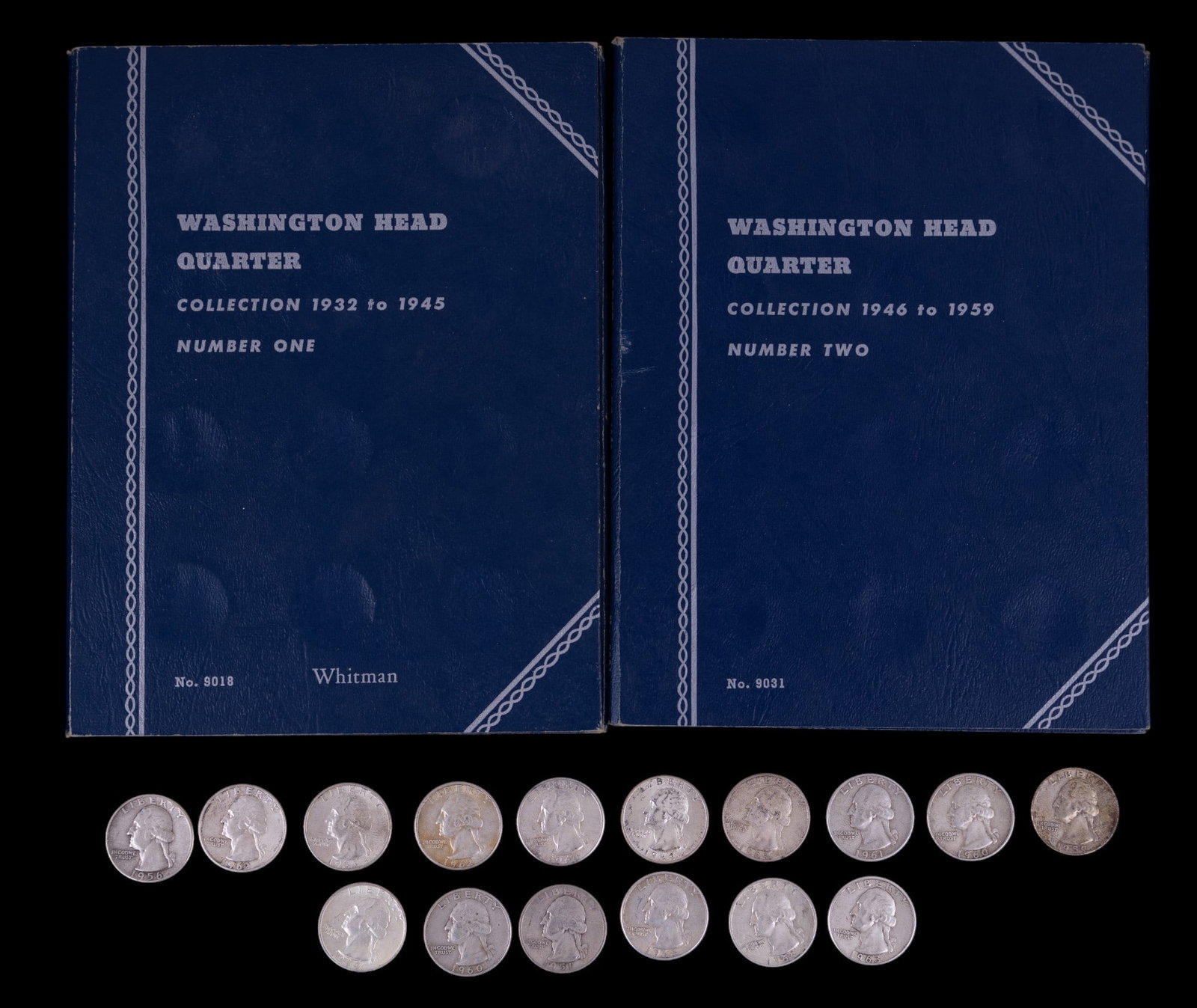 US Washington Silver Quarters (1 of 4)