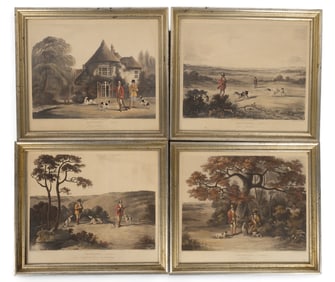 Antique Hunting Engravings Circa.1823