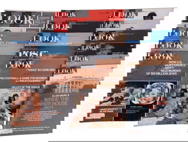 Fifteen Vintage LOOK Magazines