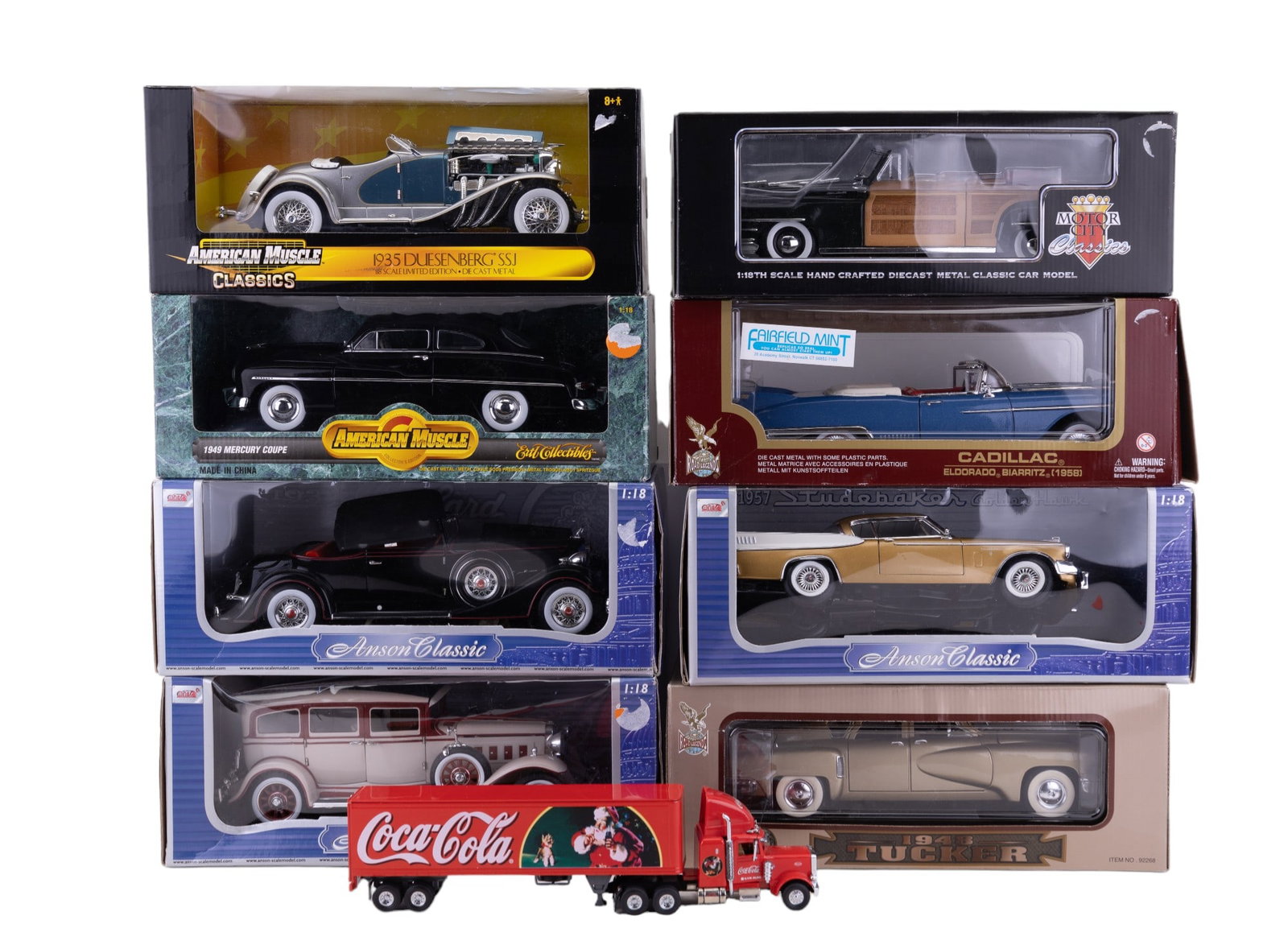 Collectible 1/8 scale Die Cast Cars (1 of 12)