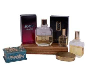 Vintage Dresser Boxes & Cologne
