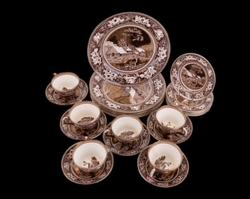 Wedgwood Fallow Deer LustreWare (Set for 6)