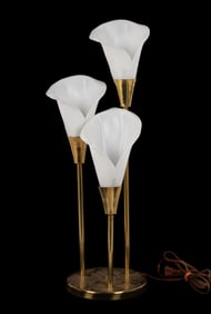 MCM Calla Lily Table Lamp