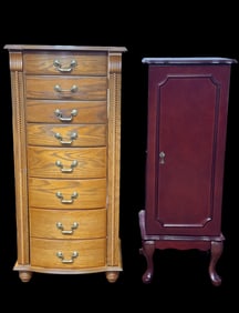 Two Contemporary Jewelry Chests