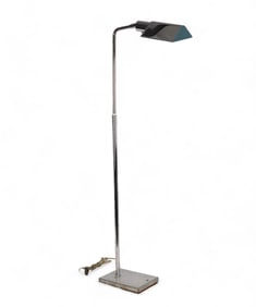 MCM Chrome Floor Lamp