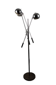 Chrome 3 Headed Floor Lamp