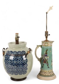 2 Asian style lamps