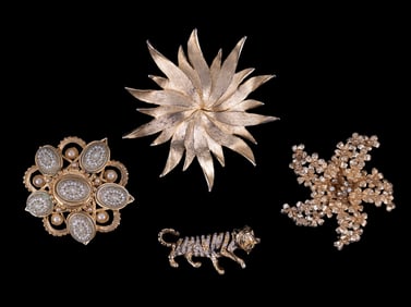 Vintage Hattie Carnegie Brooches