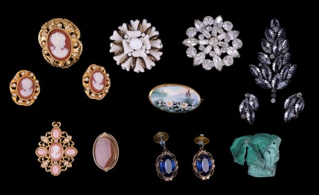 Vintage Brooches & Earrings