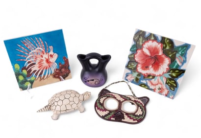 Figural Decoratives and Pottery