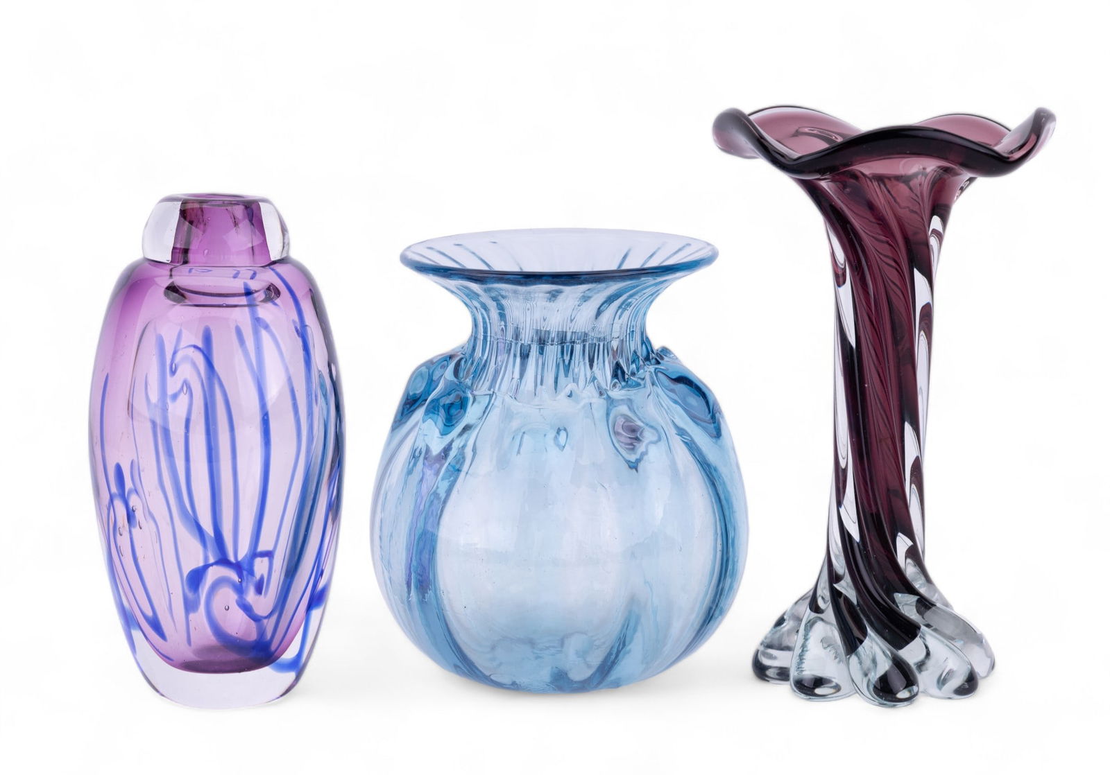 Murano and Art Glass Vases (3) (1 of 8)