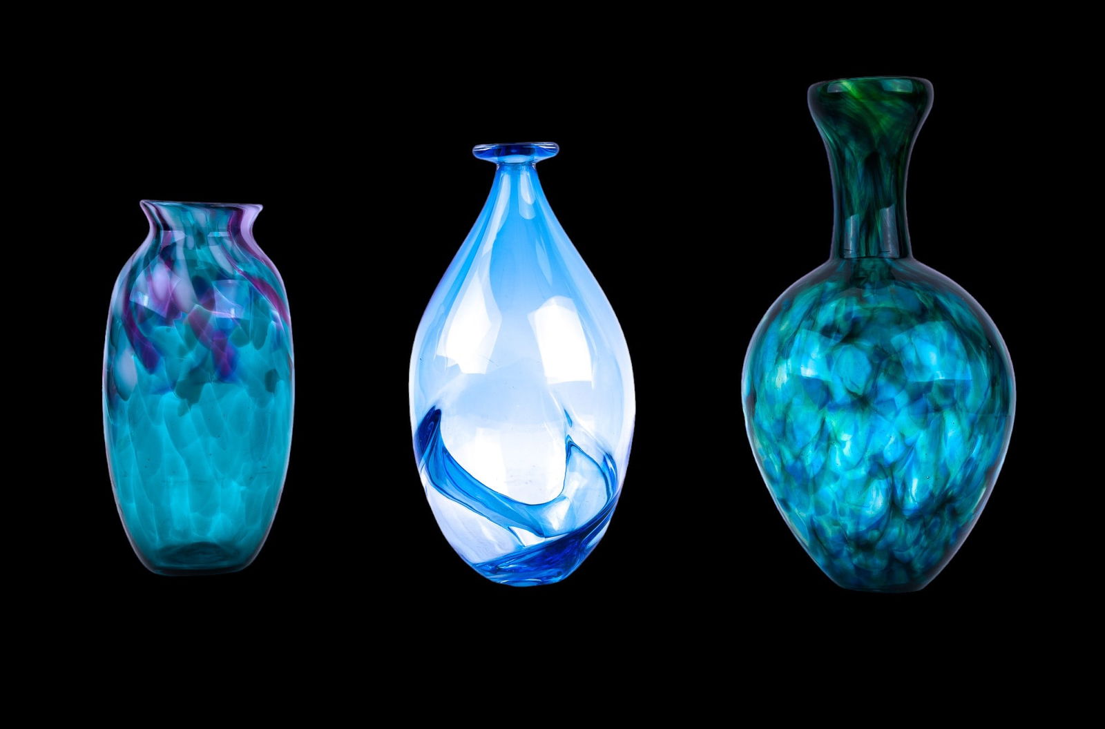 Michelle Weston Art Glass Vases (3) (1 of 5)