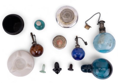 Antique Glass Ball Alcohol Torches, More