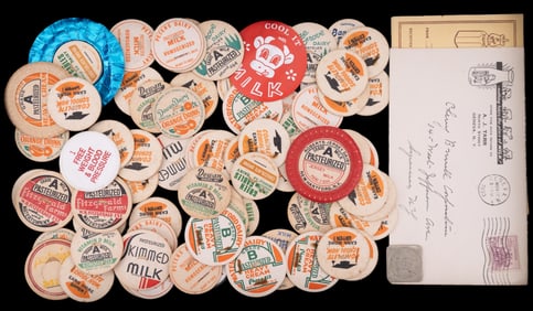 Vintage Dairy Pogs, Ephemera