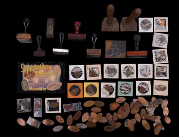 Print Stamps & Smashed Pennies