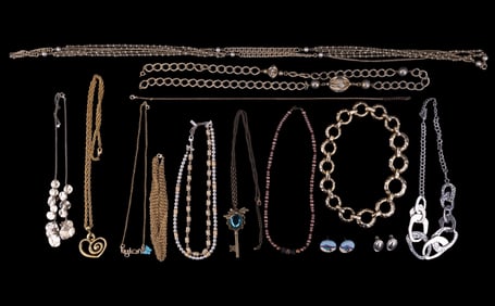 Goldtone, Napier Necklace + Earrings & More