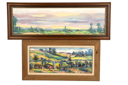 R.D. Schultz (AM 1915-2007) Landscape Paintings