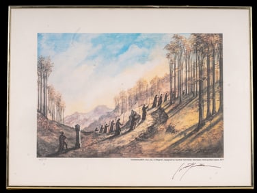 Gunther Schneider Siemssen Signed Print