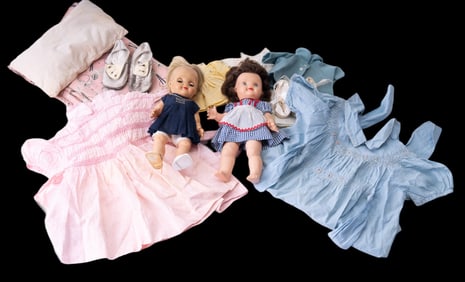 Vintage Dolls, Baby Clothes, and More (17 items)