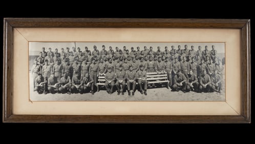 Panoramic WWII Era Group Photo