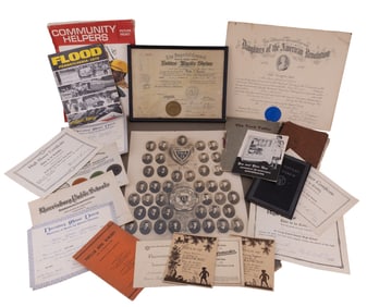 Antique Class Photos, Diplomas, & Ephemera