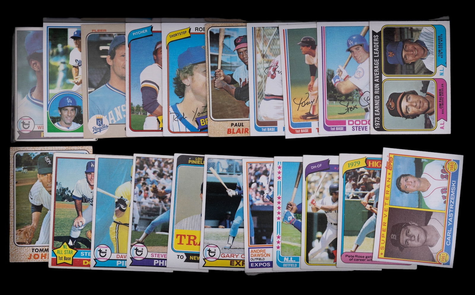 Baseball Trading Cards 1970s & 80s (21) (1 of 7)