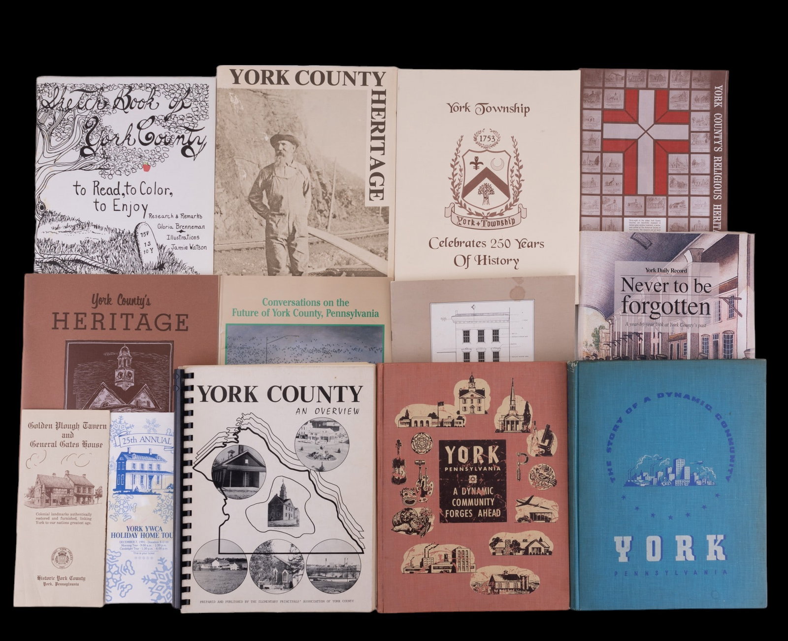 Vintage York PA History Books & Pamphlets (1 of 12)