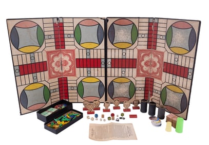 Assorted Vintage Game Pieces