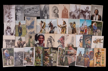 Native American Themed Postcards & More