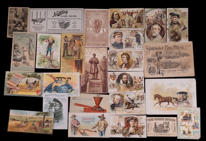 Victorian Trade Cards of Farm and Historical (24)