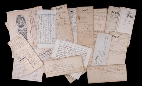 Antique York, PA Deeds, Letterhead, & Ephemera