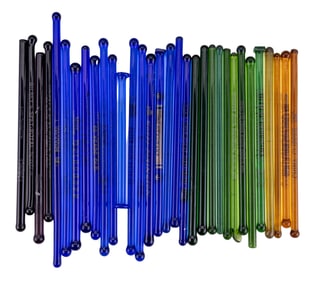 Vintage Advertising Glass Swizzle Sticks (30)