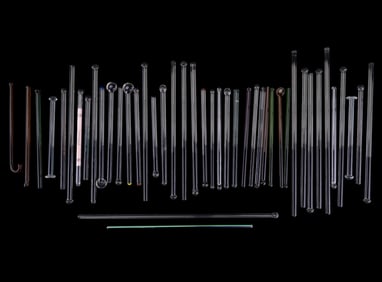 Vintage Art Glass & Advert. Swizzle Sticks (42)