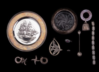 Sterling Kirk Plate, Various Other Sterling