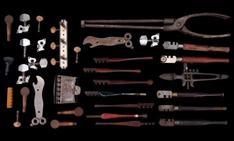 Vintage/Antique Glass Cutters & Tuning Pegs