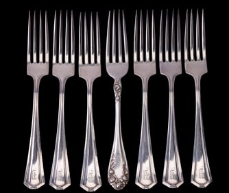 Sterling Silver Forks (7)