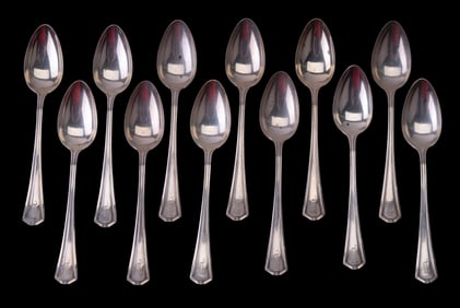 Sterling Silver Spoons (12)
