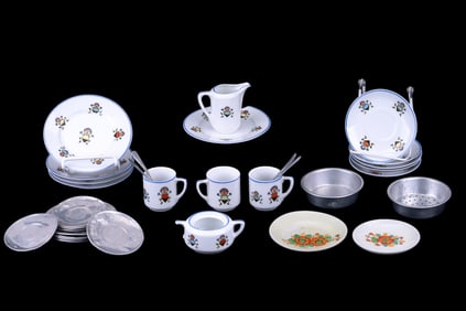 Art Deco German Child's Porcelain Tea Set
