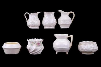 Belleek Irish White Porcelain (7 Pc.)