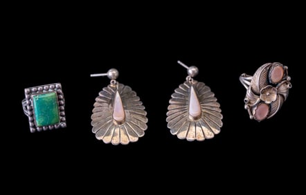 Native American Sterling + Stone Jewelry