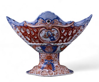 Large Imari Reticulated Compote