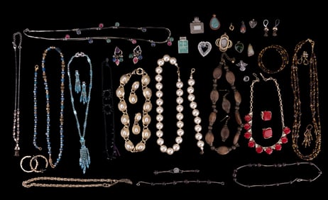 Two Trays of Designer Necklace Sets and Pendants