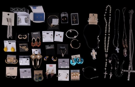 Religious Jewelry & New Earrings on Hangcards