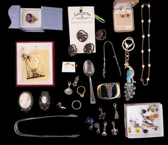 Gold Filled, Silver, & Misc. Dresser Drawer Pcs.