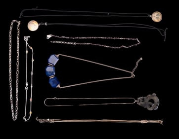 Sterling & .999 Silver Necklaces (8 Total)